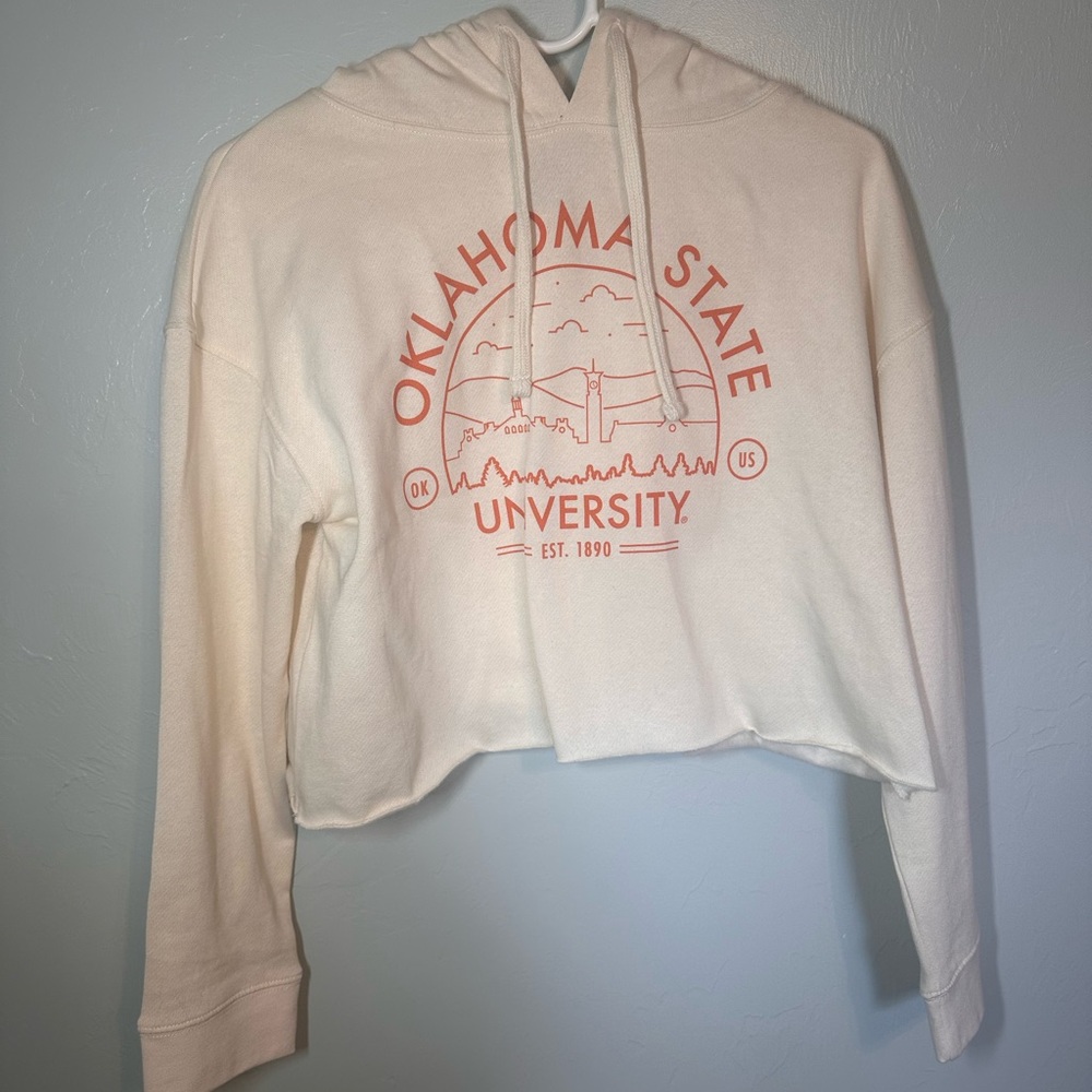 Oklahoma State University Women's Cream Hoodie